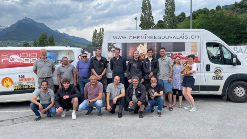 l'equipe cheminées du valais